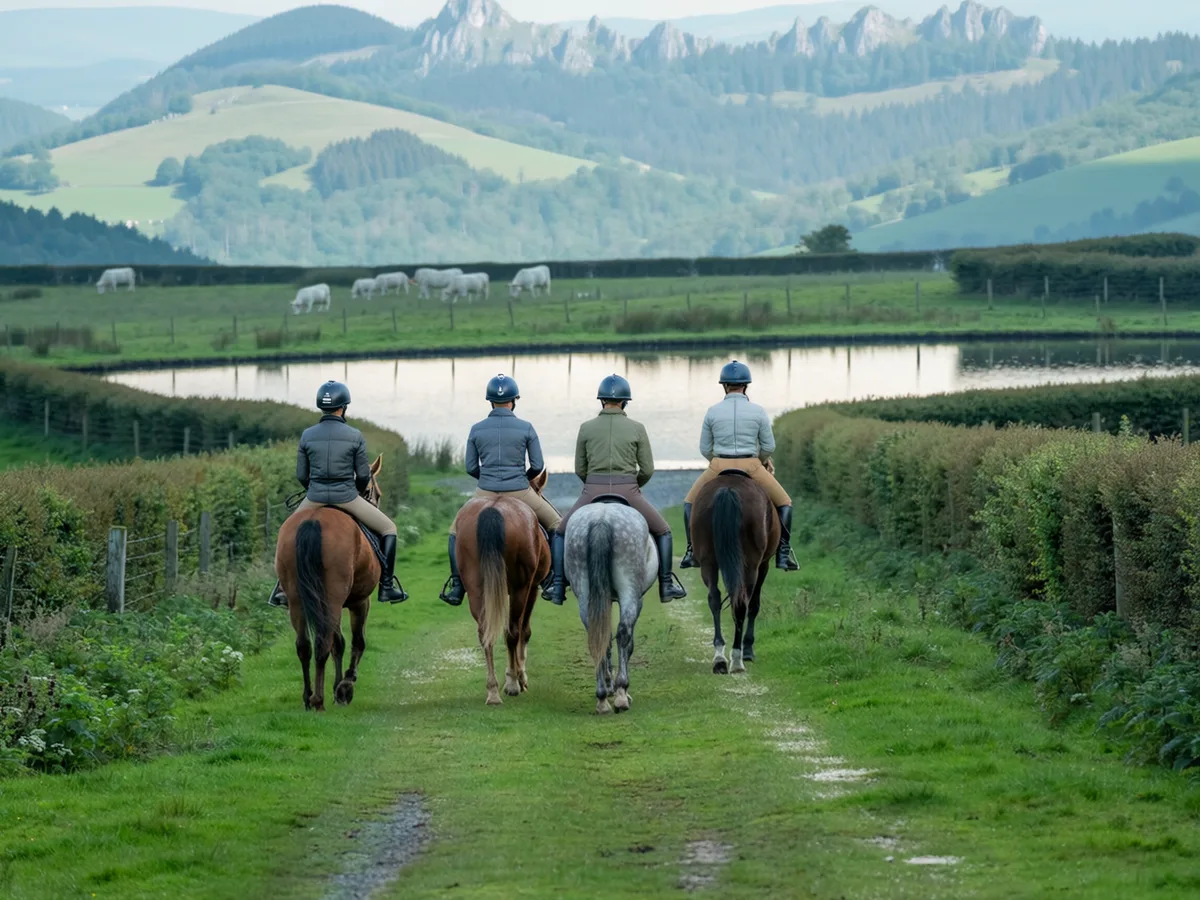 Balade à cheval en Isère, autour de Penol