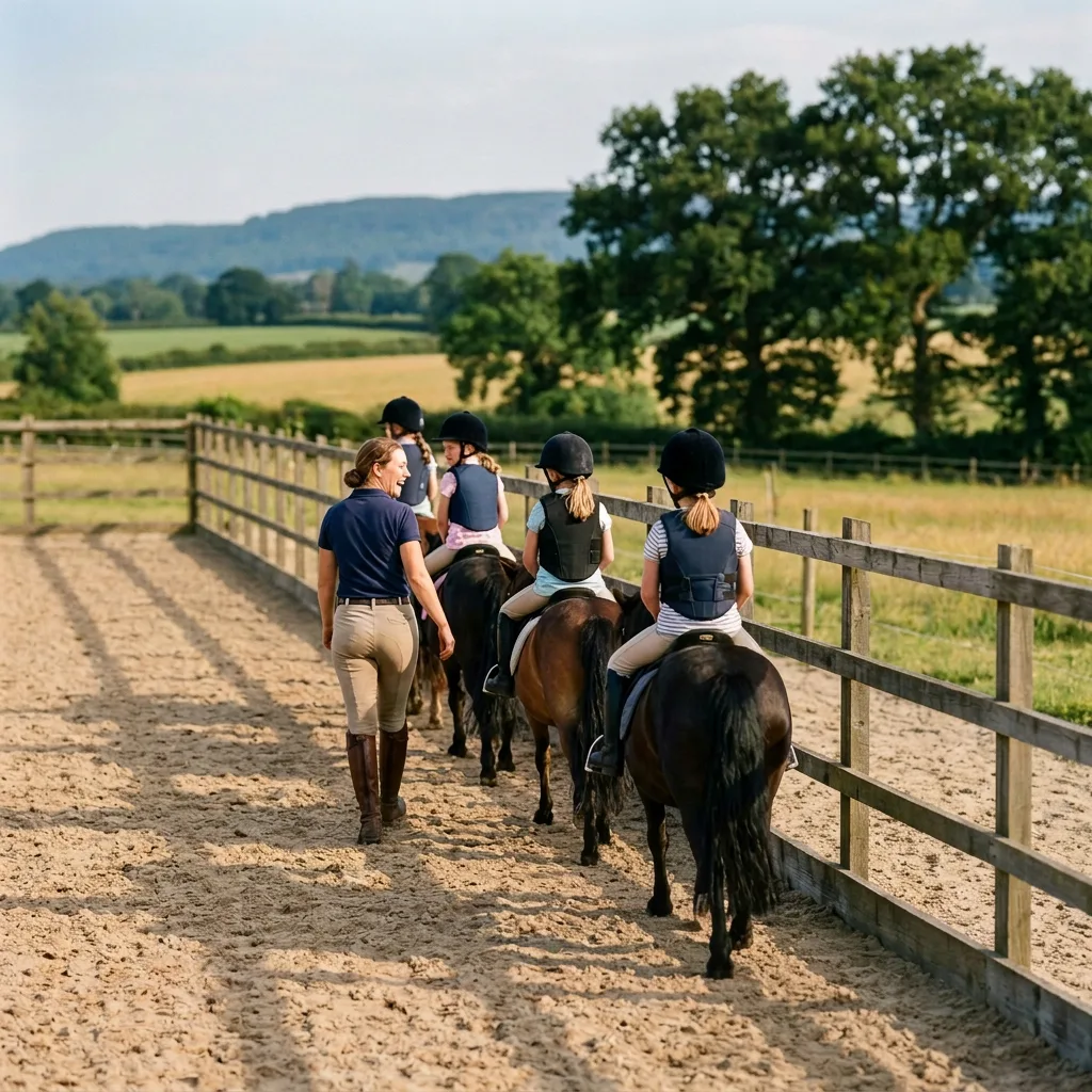 Cours de poney à Penol, Isère